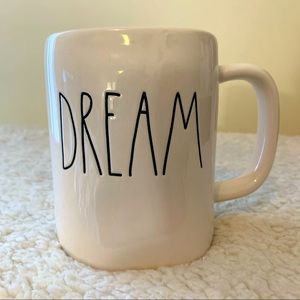 BNWT Rae Dunn White DREAM Mug